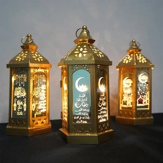 Glowara Noor – Warme feestlantaarn op zonne-nergie met retro design en LED-verlichting