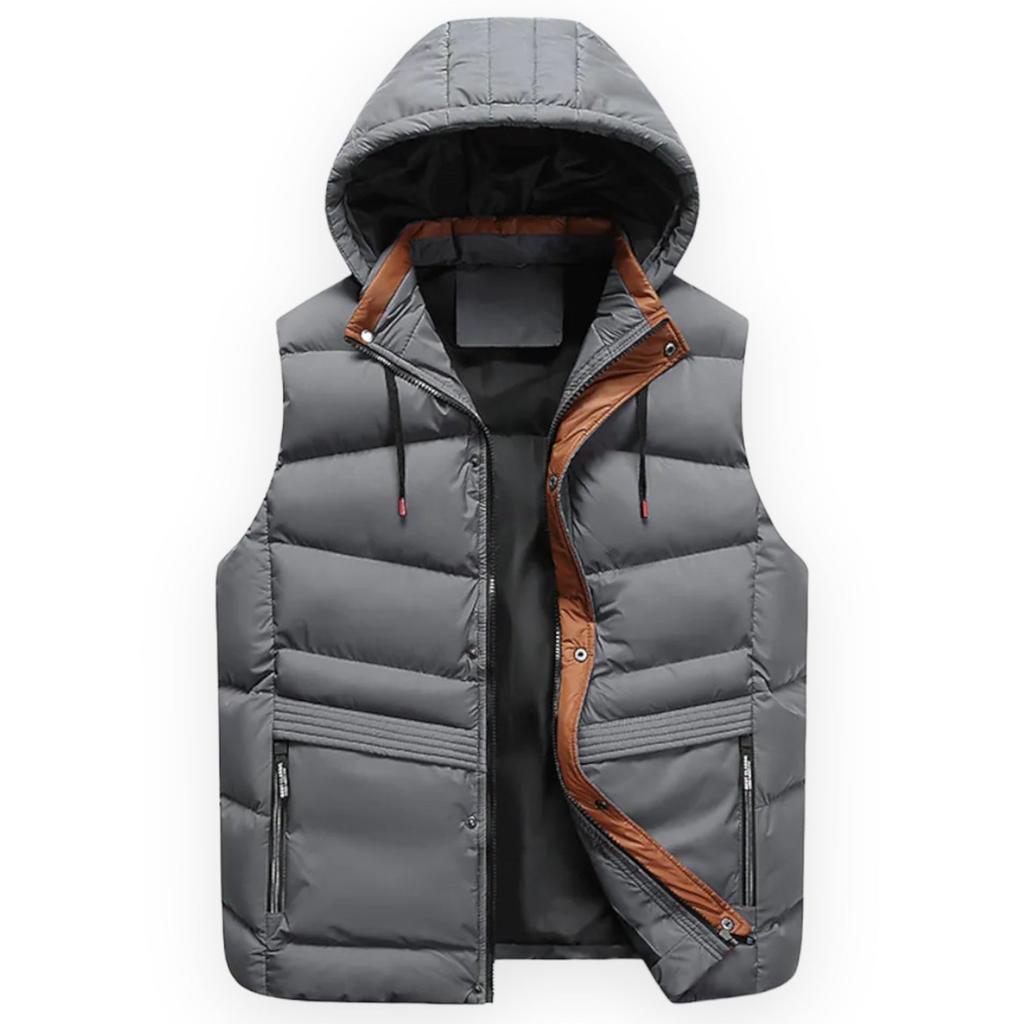 KELTON - Puffervest met capuchon voor heren voor ultieme warmte en comfort