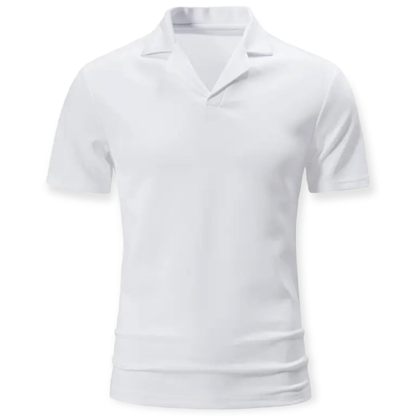 JASPER - Herenpolo met open kraag voor een stijlvolle casual look