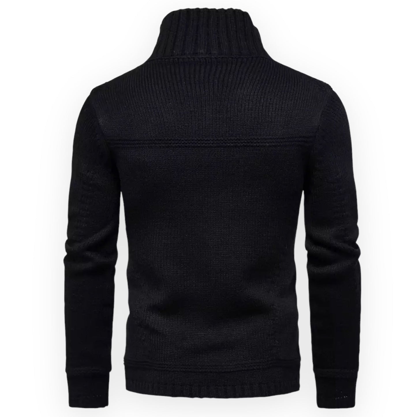 AXEL – Dik gebreid jack met knoopsluiting voor ultieme warmte en stijl