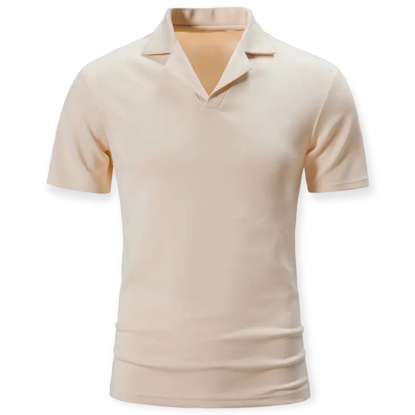 JASPER - Herenpolo met open kraag voor een stijlvolle casual look