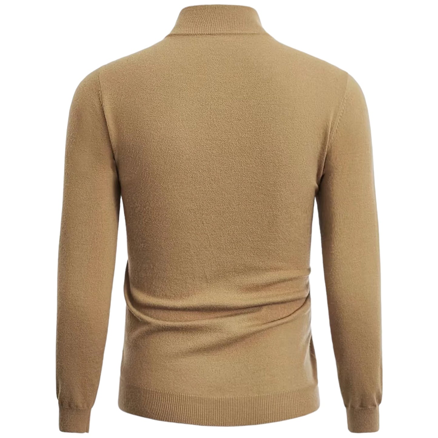 DARIO - Sweater met halve rits en ronde hals