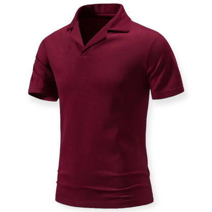 JASPER - Herenpolo met open kraag voor een stijlvolle casual look