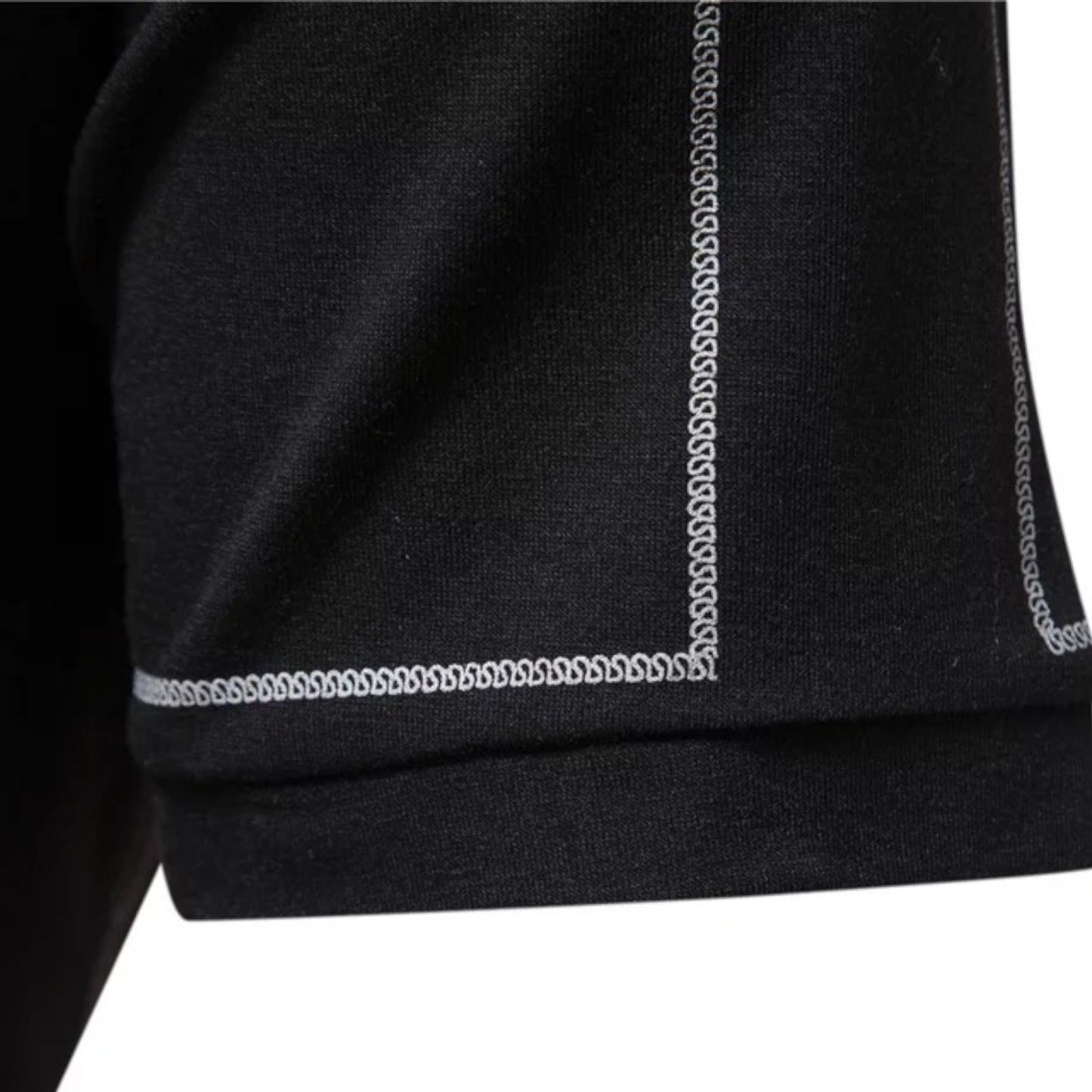 LEO - Shirt met korte mouwen en ritssluiting voor een moderne touch