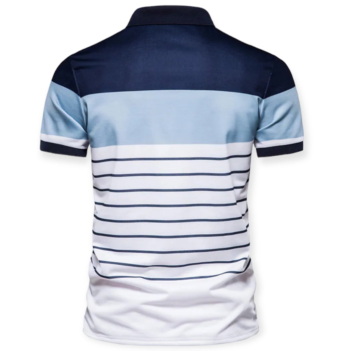 KENDRICK - Herenpolo met casual strepen voor een moderne look