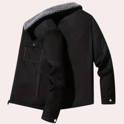 Herenjack met warme sherpa voering en stoere look – NORVAN - Glamorix