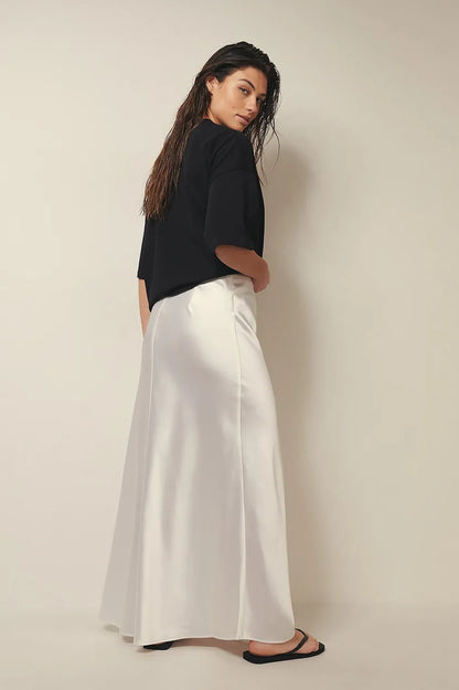 AMELIA - Klassieke satijnen midirok voor dames