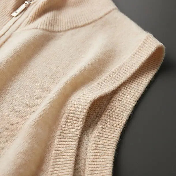 Wollen herenvest met knoopsluiting en klassieke uitstraling – NARELLO - Glamorix