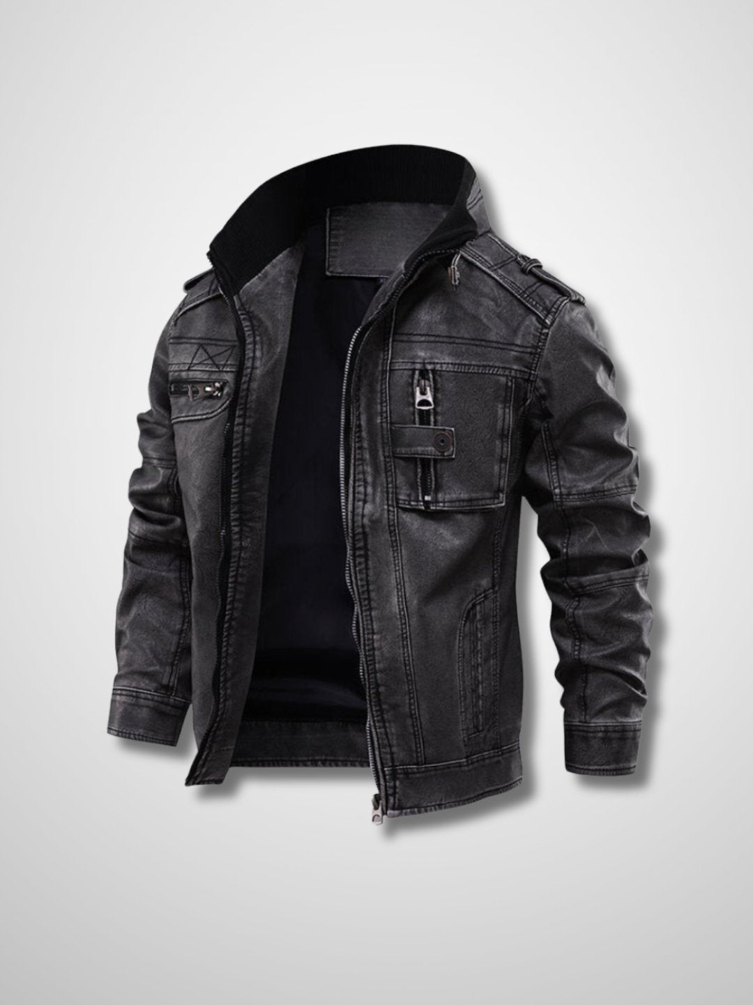 MASON - Vintage leren jas voor heren