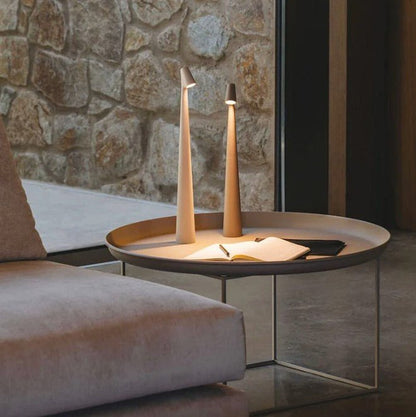 Draadloze LED sfeerlamp met Scandinavisch design – LUMORA GLOW - Glamorix
