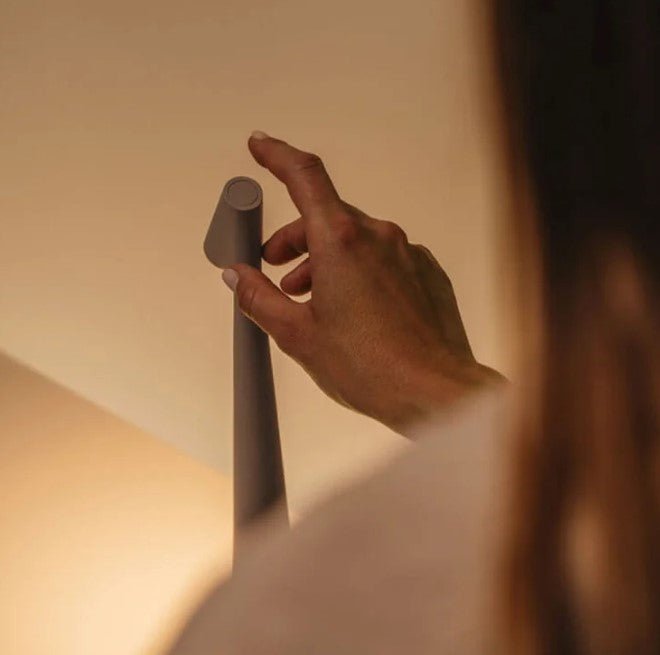 Draadloze LED sfeerlamp met Scandinavisch design – LUMORA GLOW - Glamorix