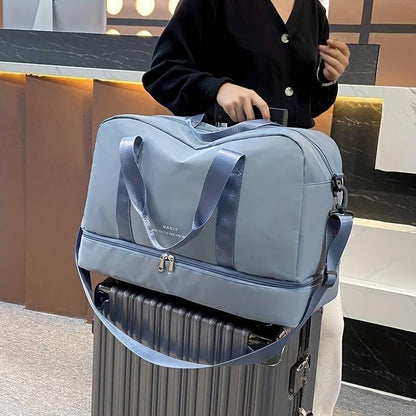 Stijlvolle ruime weekendtas voor dames en heren – Travona LuxeHold - Glamorix