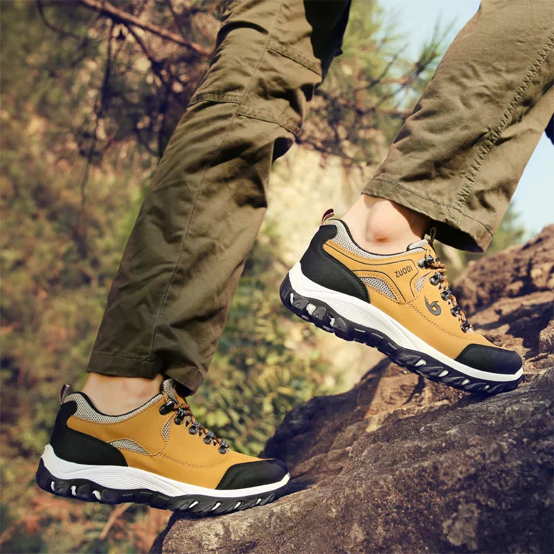 Robuuste heren wandelschoenen met grip en comfort – TRAKFORCE - Glamorix