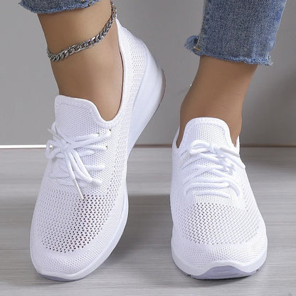 Lichte dames sneakers met ademende mesh structuur – VELORA AIR - Glamorix