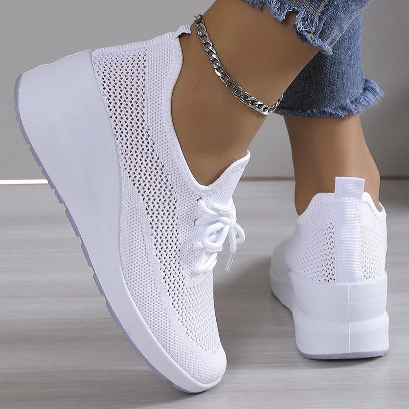 Lichte dames sneakers met ademende mesh structuur – VELORA AIR - Glamorix