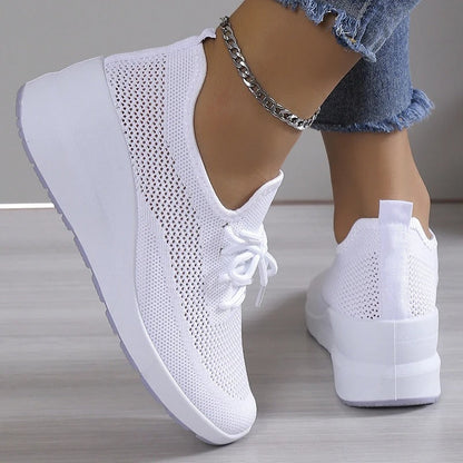 Lichte dames sneakers met ademende mesh structuur – VELORA AIR - Glamorix