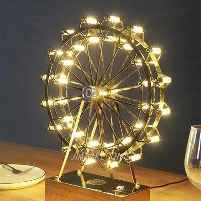 LUMIWHIRL – Designer LED reuzenrad tafellamp