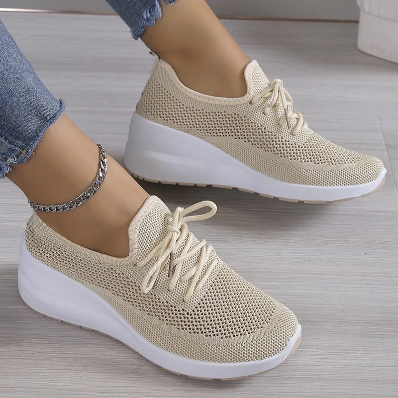 Lichte dames sneakers met ademende mesh structuur – VELORA AIR - Glamorix