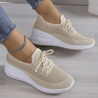 Lichte dames sneakers met ademende mesh structuur – VELORA AIR - Glamorix