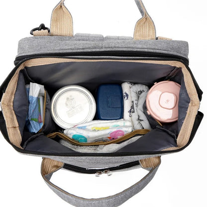 Multifunctionele luierrugzak met uitklapbaar babynest – NOMI NESTPACK - Glamorix