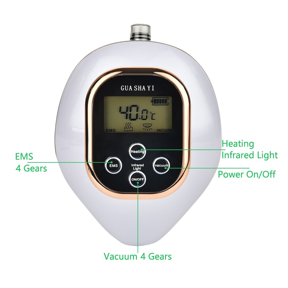 Elektrische vacuum lichaamsmassage machine met LCD-display – BODYSCULPT PRO - Glamorix