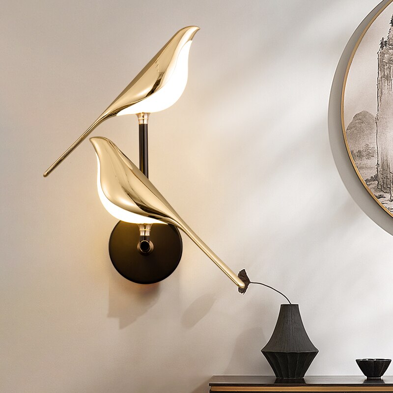 Moderne LED wandlamp in vogelvorm voor sfeervolle accenten – LUMAVI BirdLight - Glamorix