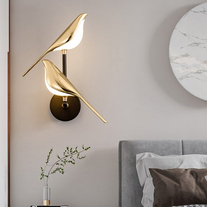 Moderne LED wandlamp in vogelvorm voor sfeervolle accenten – LUMAVI BirdLight - Glamorix