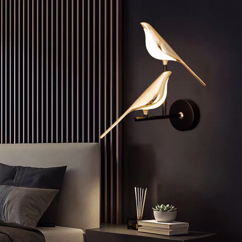 Moderne LED wandlamp in vogelvorm voor sfeervolle accenten – LUMAVI BirdLight - Glamorix
