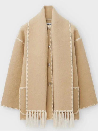 CELIA - Oversized stijlvolle warme sjaaljas voor dames
