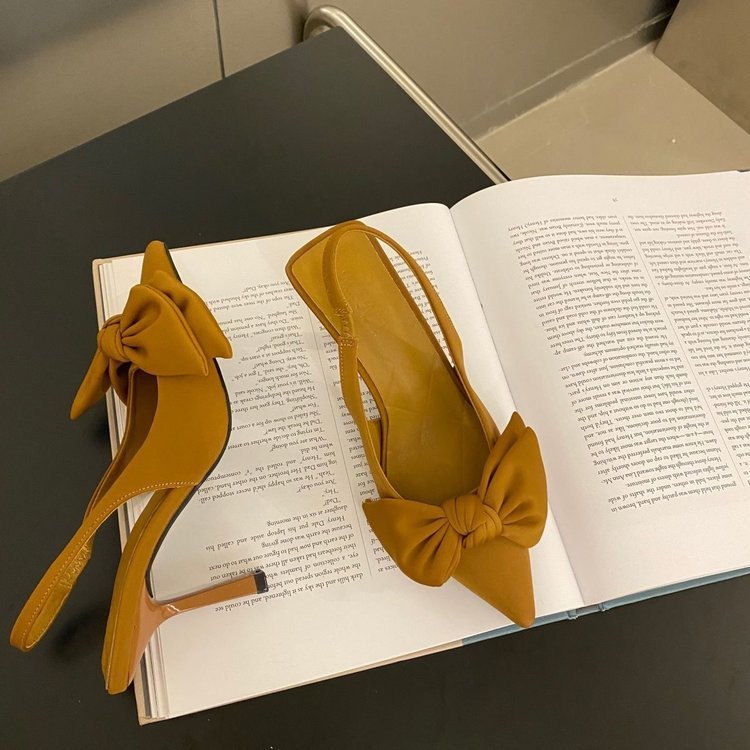 Elegante damespumps met strikdetail en comfortabele hak – AMÉLIA BOW - Glamorix