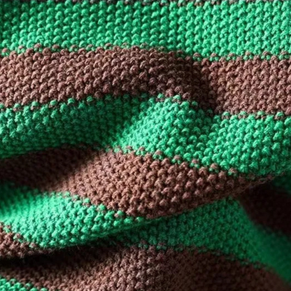 LIVIA - Gestreepte oversized coltrui voor dames