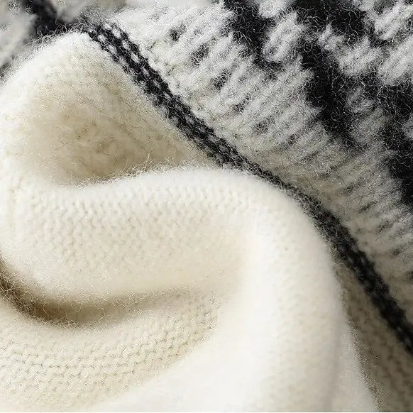 Gebreide herentrui met ronde hals en comfortabele pasvorm – MAREON - Glamorix