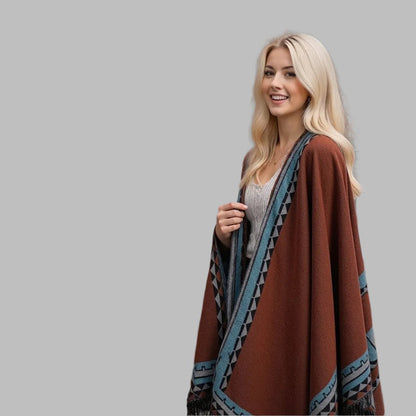 LIVIA - Warme deken-sjaal voor dames met stijl en comfort