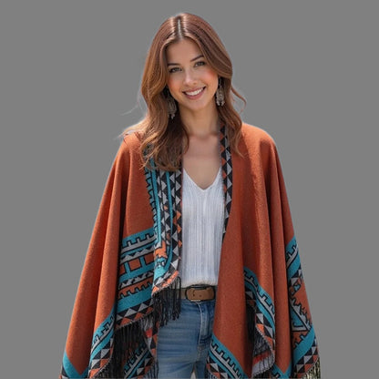 LIVIA - Warme deken-sjaal voor dames met stijl en comfort