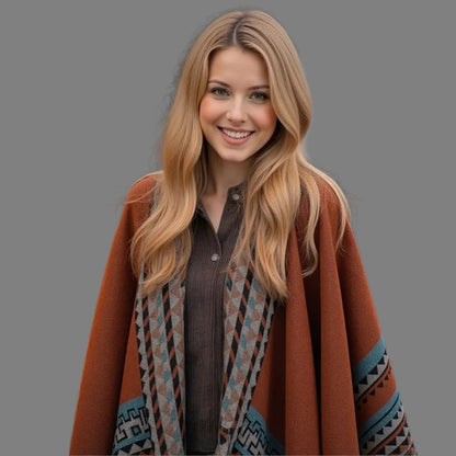 LIVIA - Warme deken-sjaal voor dames met stijl en comfort