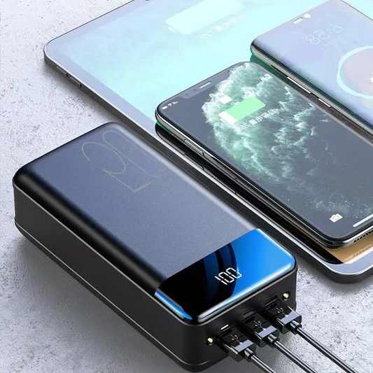 100.000mAh powerbank met super snel opladen – VOLTRIX MEGA100 - Glamorix