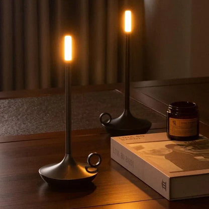 LumaZen Aura – Subtiele oplaadbare tafellamp met zacht licht en rustgevend design