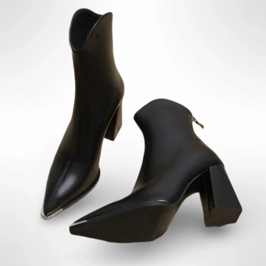 Trendy Chelsea Boots met Chroomdetail voor Dames – VÉRANZA