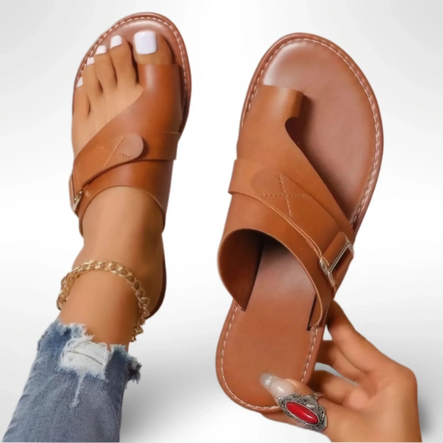 Lichtgewicht orthopedische sandalen voor dagelijks comfort – FLORYN