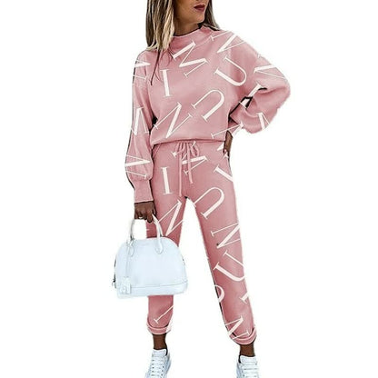 Trendy letter print jurk voor een statement look – LexaScript - Glamorix