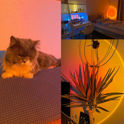 GlowSphere – Sunset Lamp met 4 Kleuren