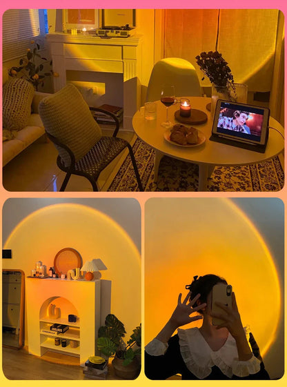 GlowSphere – Sunset Lamp met 4 Kleuren