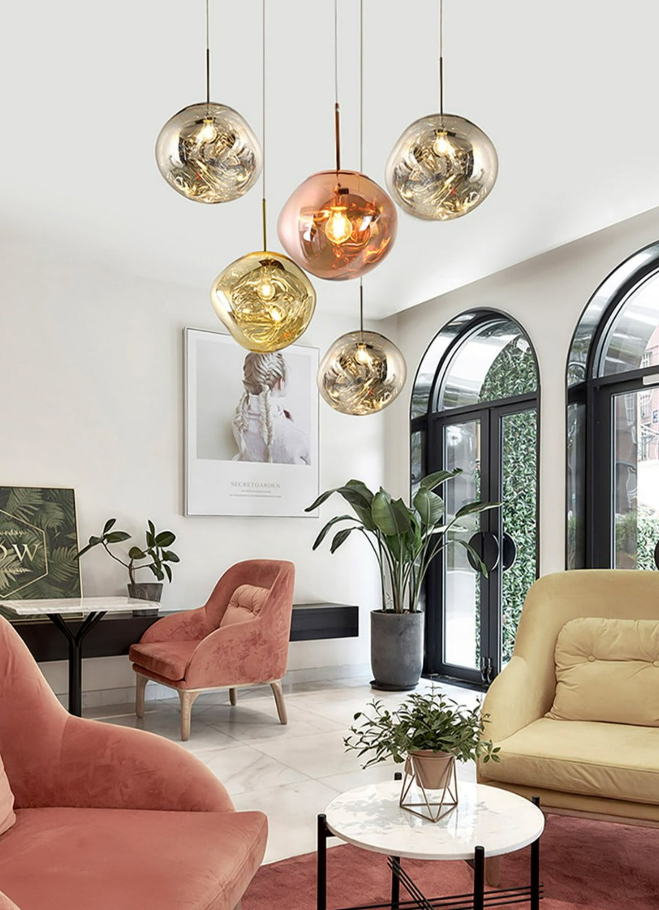 CALYPSO – Stille kleurrijke hanglamp voor verlichting en elegantie