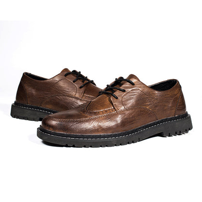 BRYCE - Stoere leren schoenen voor heren met een tijdloze uitstraling