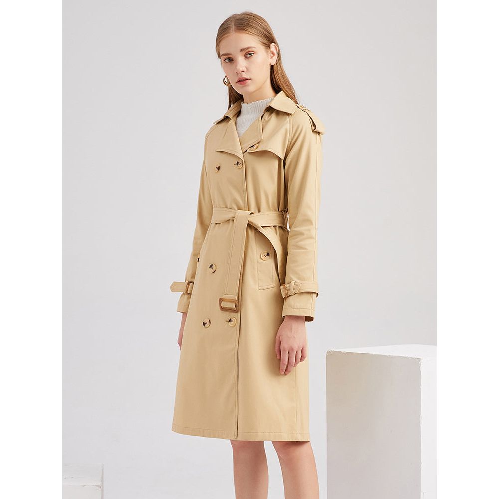 ELODIE - Tijdloze weerbestendige trenchcoat met elegante pasvorm