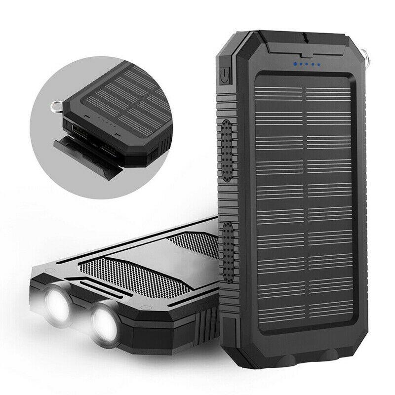 Zonne-energie powerbank met 500.000 mAh en dubbele USB – SOLIX SURVIVOR - Glamorix