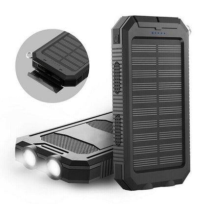 Zonne-energie powerbank met 500.000 mAh en dubbele USB – SOLIX SURVIVOR - Glamorix