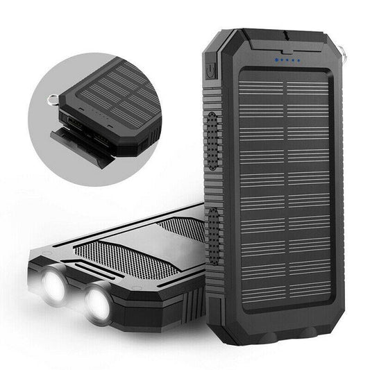 Zonne-energie powerbank met 500.000 mAh en dubbele USB – SOLIX SURVIVOR - Glamorix