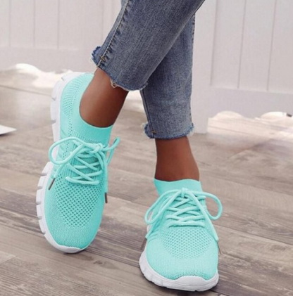 Stijlvolle orthopedische sneakers voor dames met lichtgewicht ondersteuning – FlexivaWalk - Glamorix