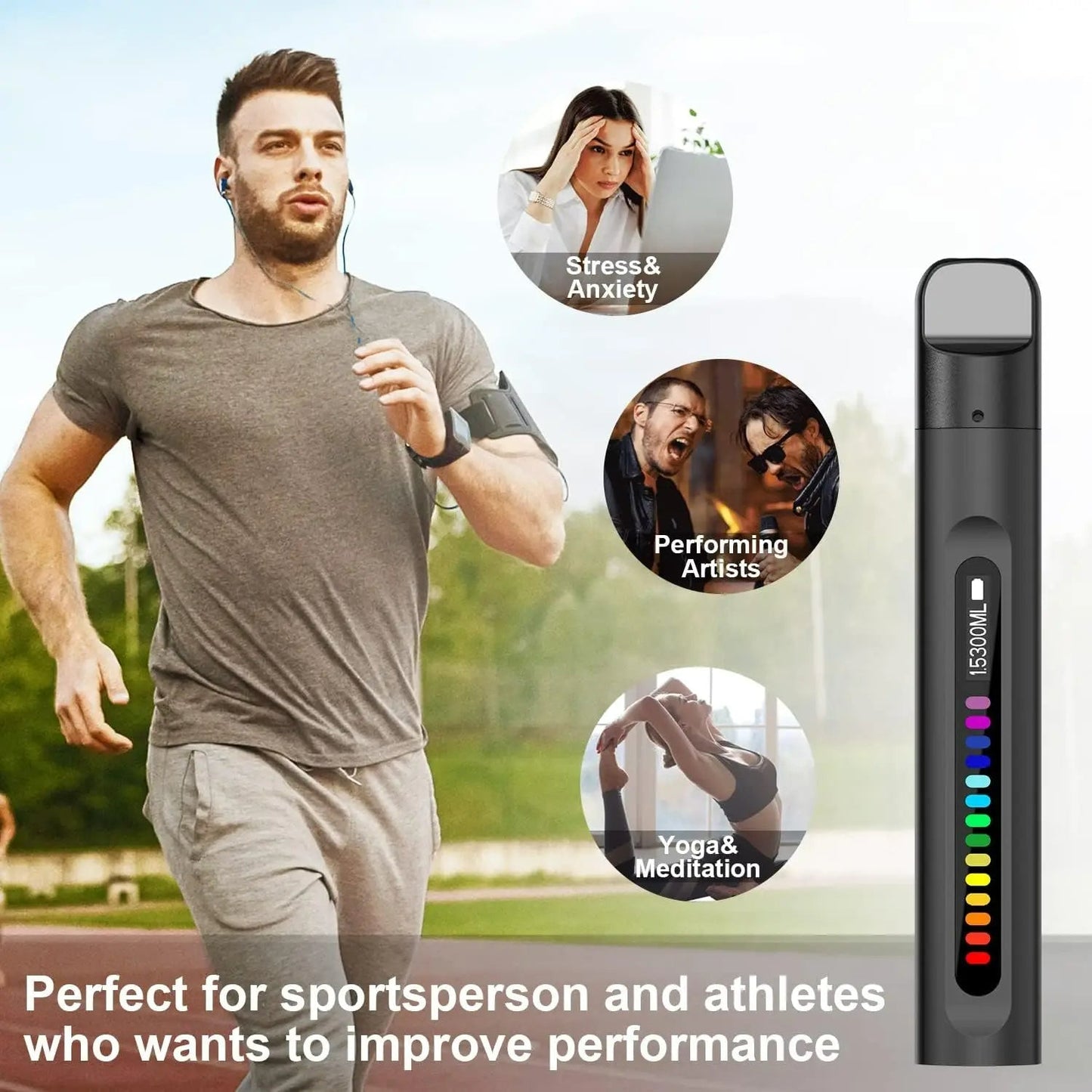 Smart Breathing Trainer - Ademspiertraining voor een betere ademhaling, perfect voor sporters